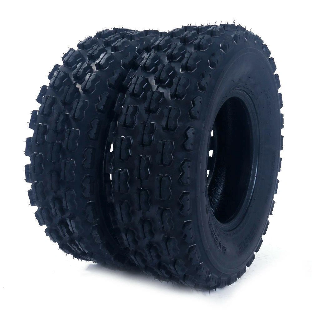 19x7-8 Sport ATV Tires 4-Ply, Set of 2 - All-Terrain Off-Road Rubber Tires for ATVs and UTVs