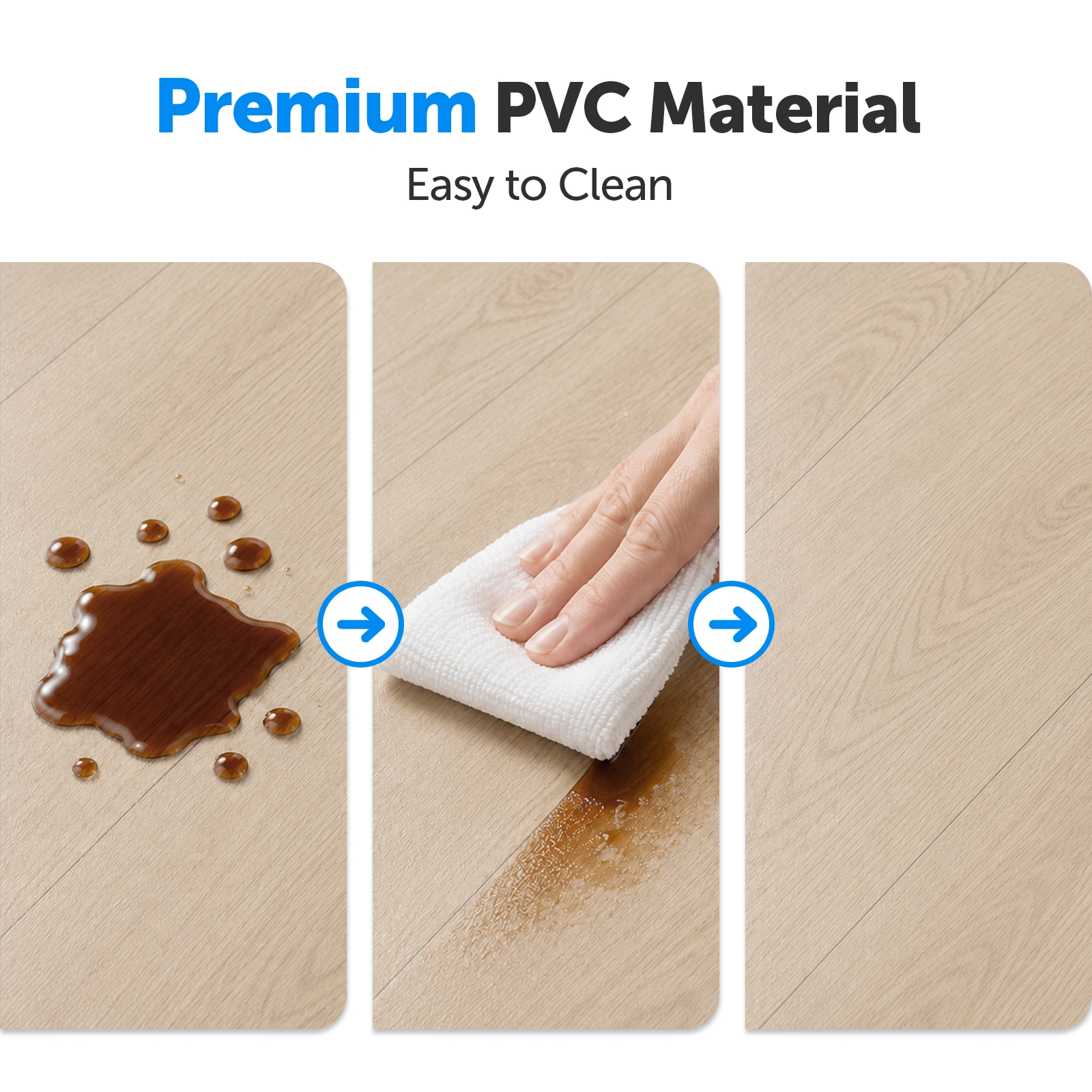 Frosted 2.0 PVC Floor Mat 76x122cm, Raised Non-Slip Design view 3