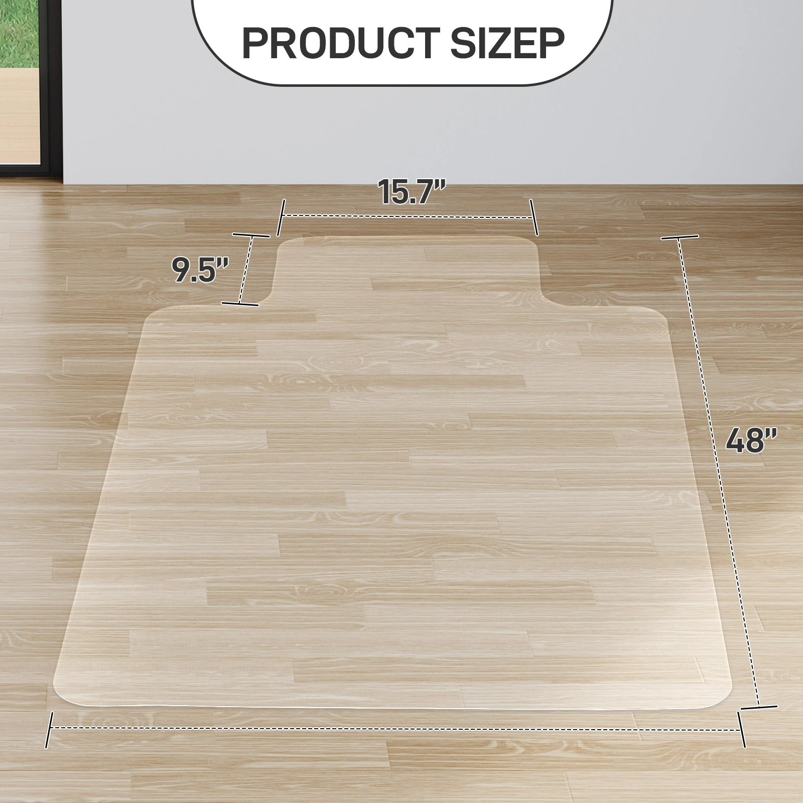 Frosted 2.0 PVC Floor Mat 76x122cm, Raised Non-Slip Design view 8