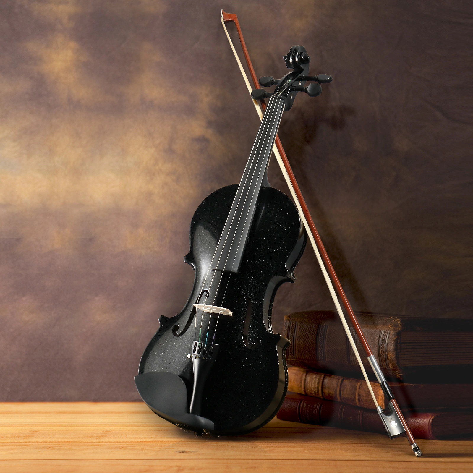 4/4 Full Size Violin Bundle for Beginners - Includes Hard Case, Bow, Shoulder Rest, Rosin & Extra Strings view 19