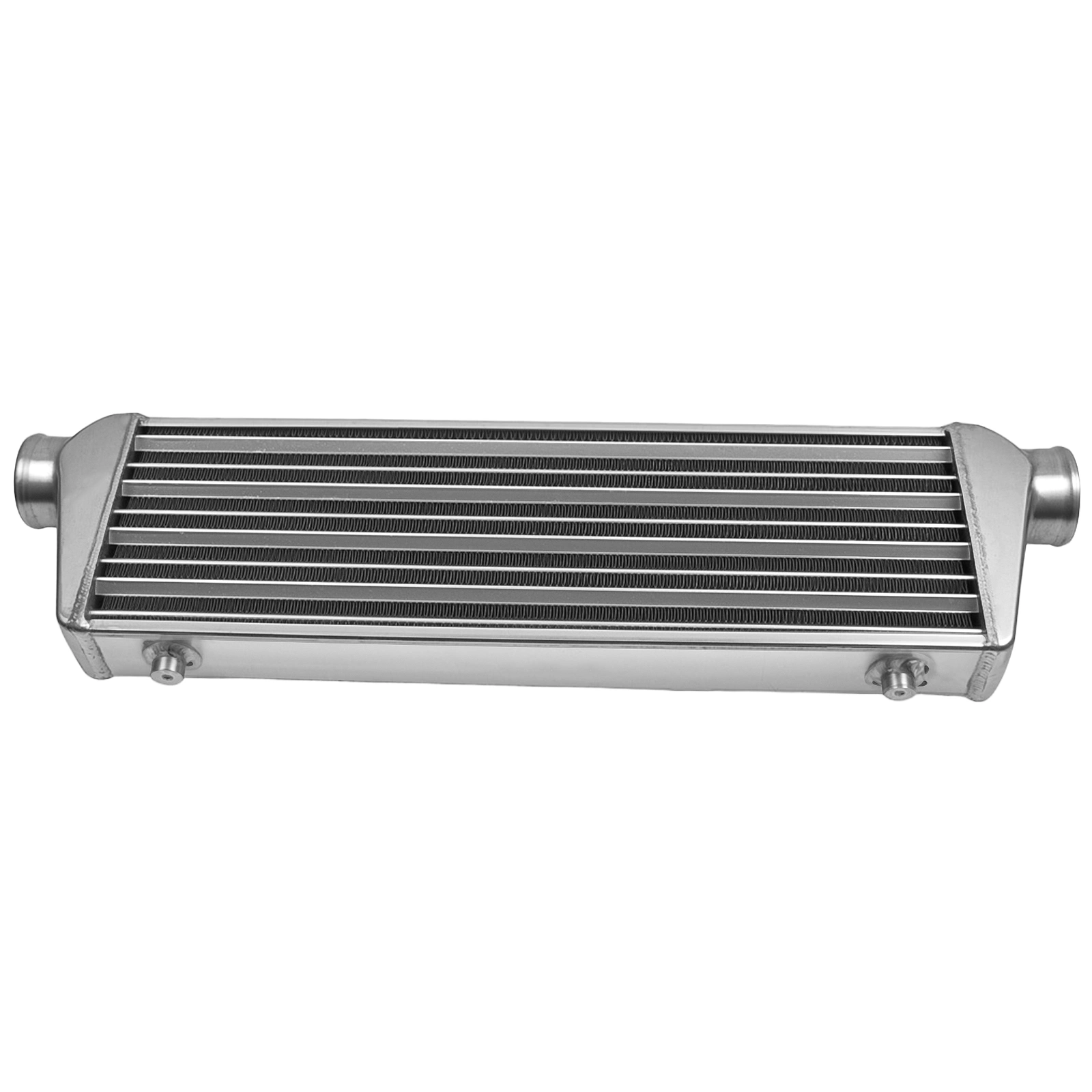 Universal Turbo Front Mount Intercooler - Aluminum 27"x7"x2.5" Core, 2.5" Inlet/Outlet, Direct Fit for Performance Upgrade