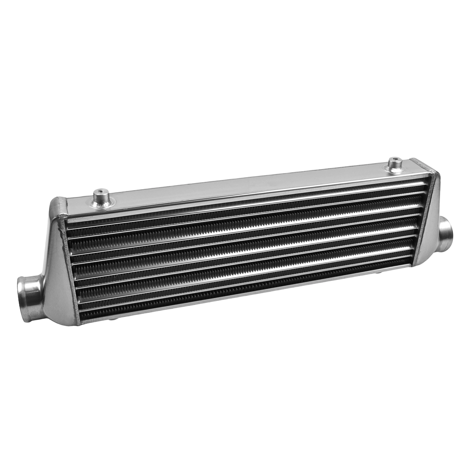 Universal Turbo Front Mount Intercooler - Aluminum 27"x7"x2.5" Core, 2.5" Inlet/Outlet, Direct Fit for Performance Upgrade view 2