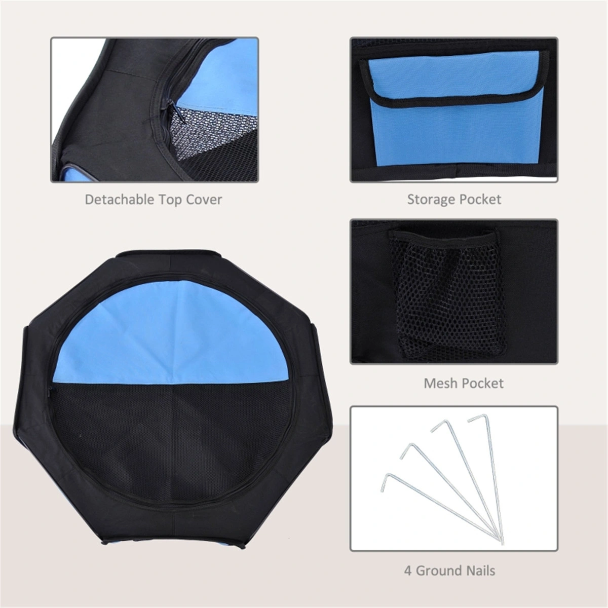 Pet Carrier Backpack for Dogs & Cats, Portable Travel Bag with Mesh Window, Airline Approved Soft Sided Cat Carrier for Small to Medium Pets view 3