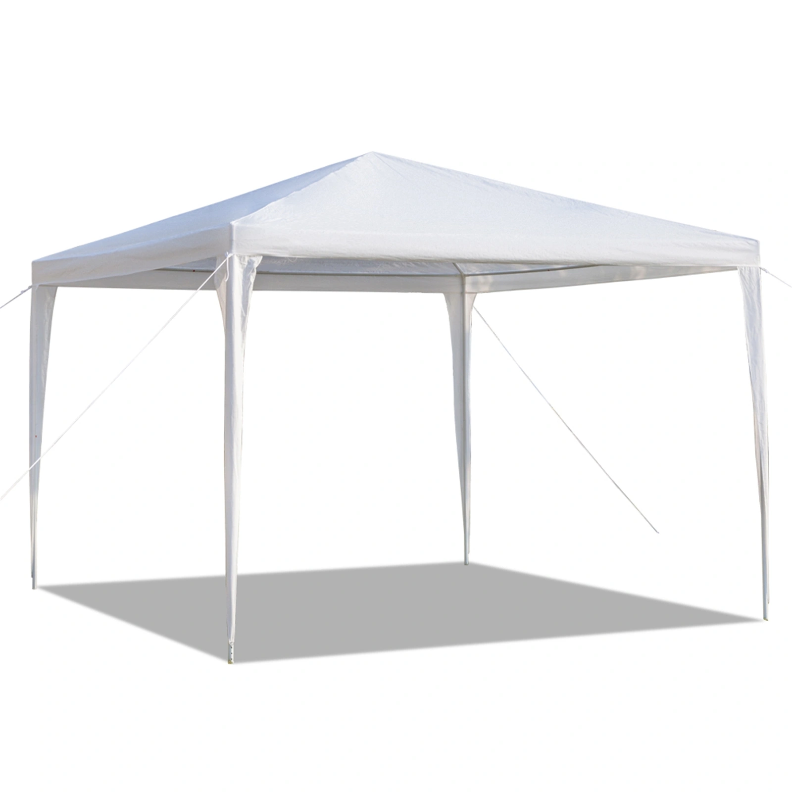 3x3m Waterproof Outdoor Tent with Spiral Tubes - White Pop-Up Canopy Shelter view 11