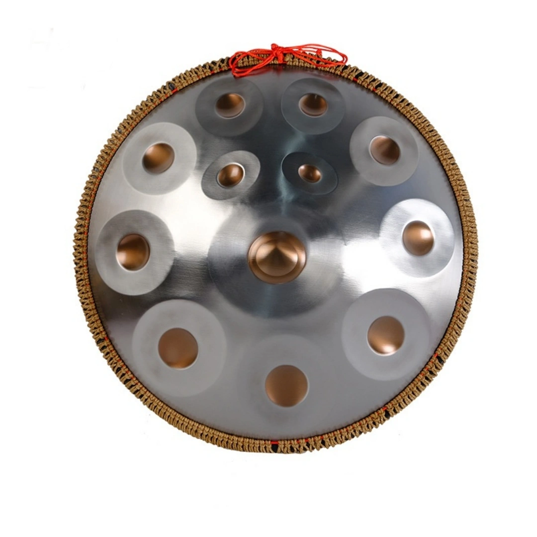 10 Notes Silver Solid Color Handpan Drum Steel Tongue Percussion Instrument