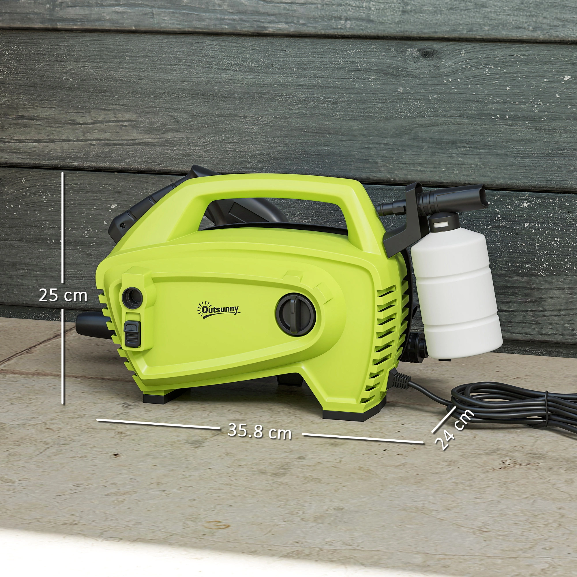 High Pressure Washer 1800 PSI Portable Electric Power Washer Soap Tank 1.2 GPM view 2