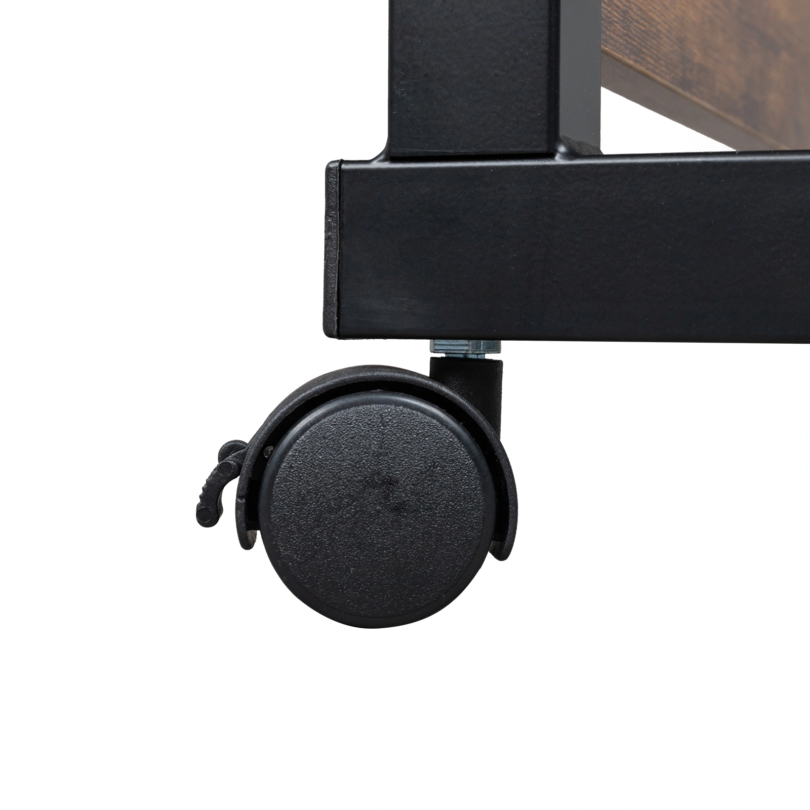 Rolling Height Adjustable Side Table, 15MM Chipboard & Steel, P2 Model with Baffle, Mobile Desk view 21