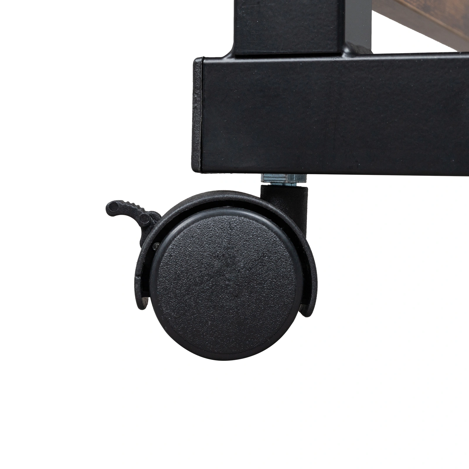 Rolling Height Adjustable Side Table, 15MM Chipboard & Steel, P2 Model with Baffle, Mobile Desk view 22