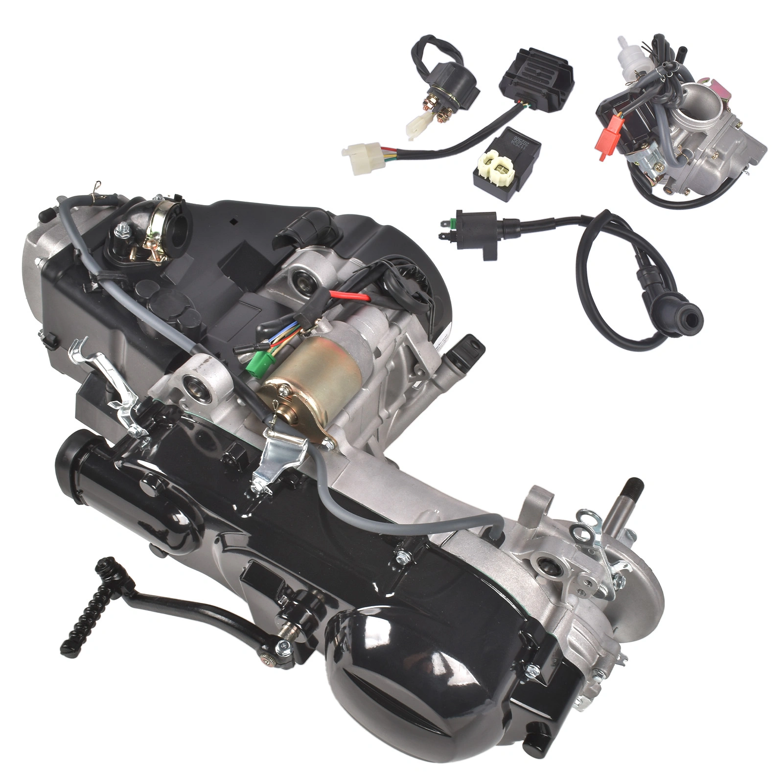Complete 150CC 4-Stroke Engine for GY6 Scooter & Dirt Bike - Short Block