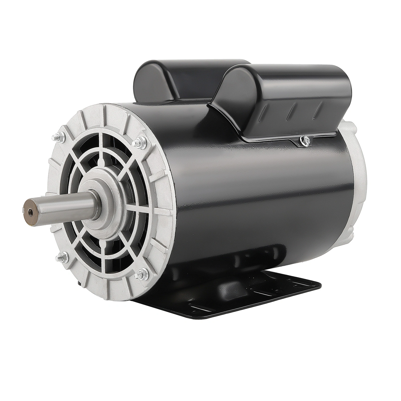 5HP Air Compressor Duty Motor 7/8" Shaft 3450RPM 21A 56 Frame, CCW Rotation Direct Replacement Motor for Industrial Air Pumps