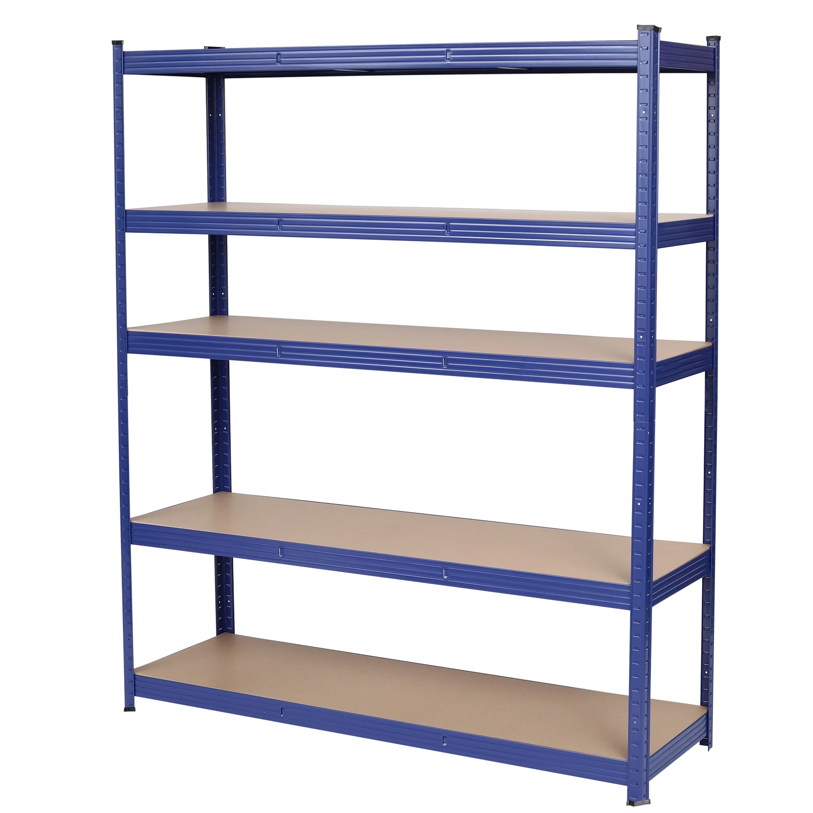 Blue Heavy Duty Metal Garage Shelving Unit, Boltless Shed Storage Shelf Rack, Strong Utility