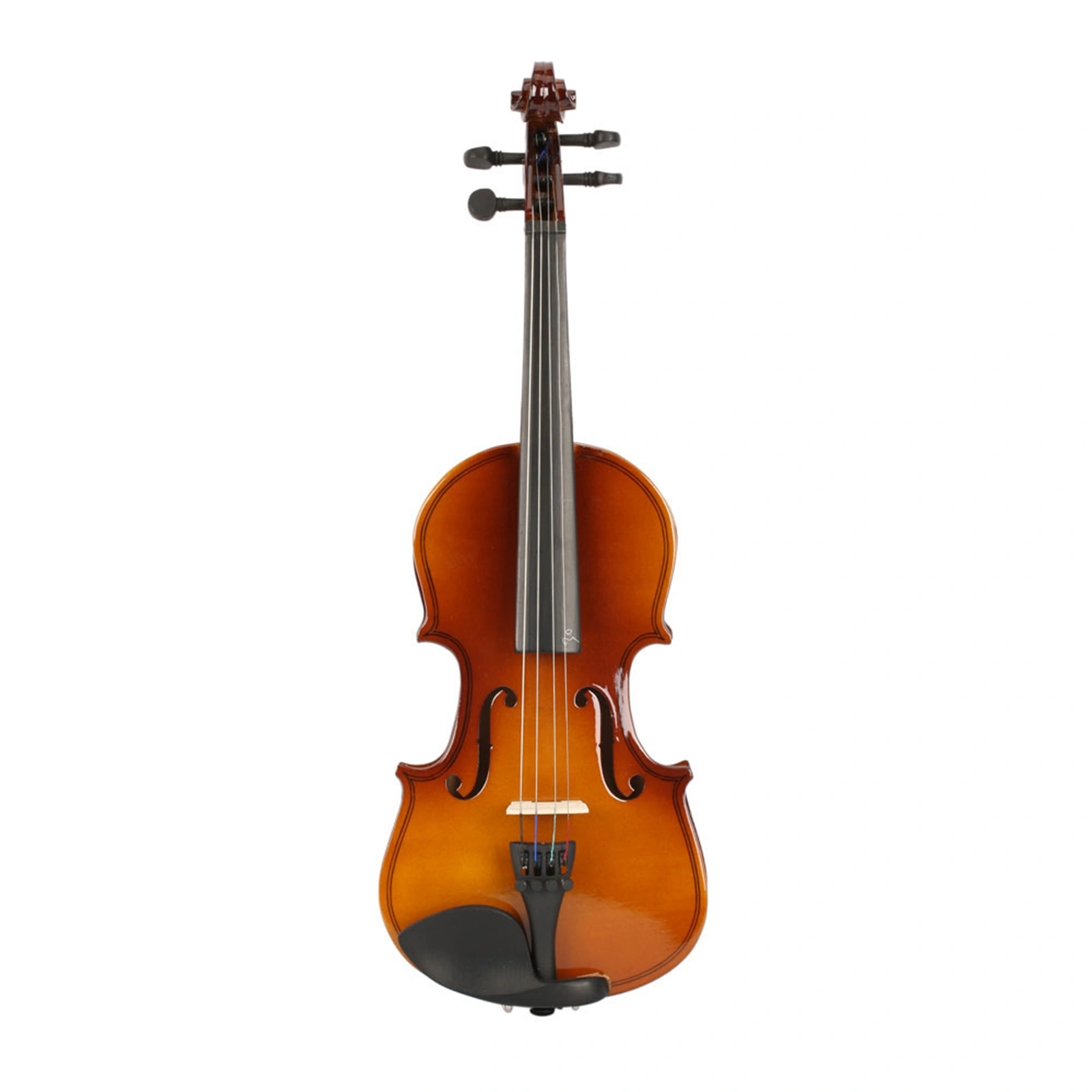 New 1/8 Acoustic Violin Case Bow Rosin Natural view 4