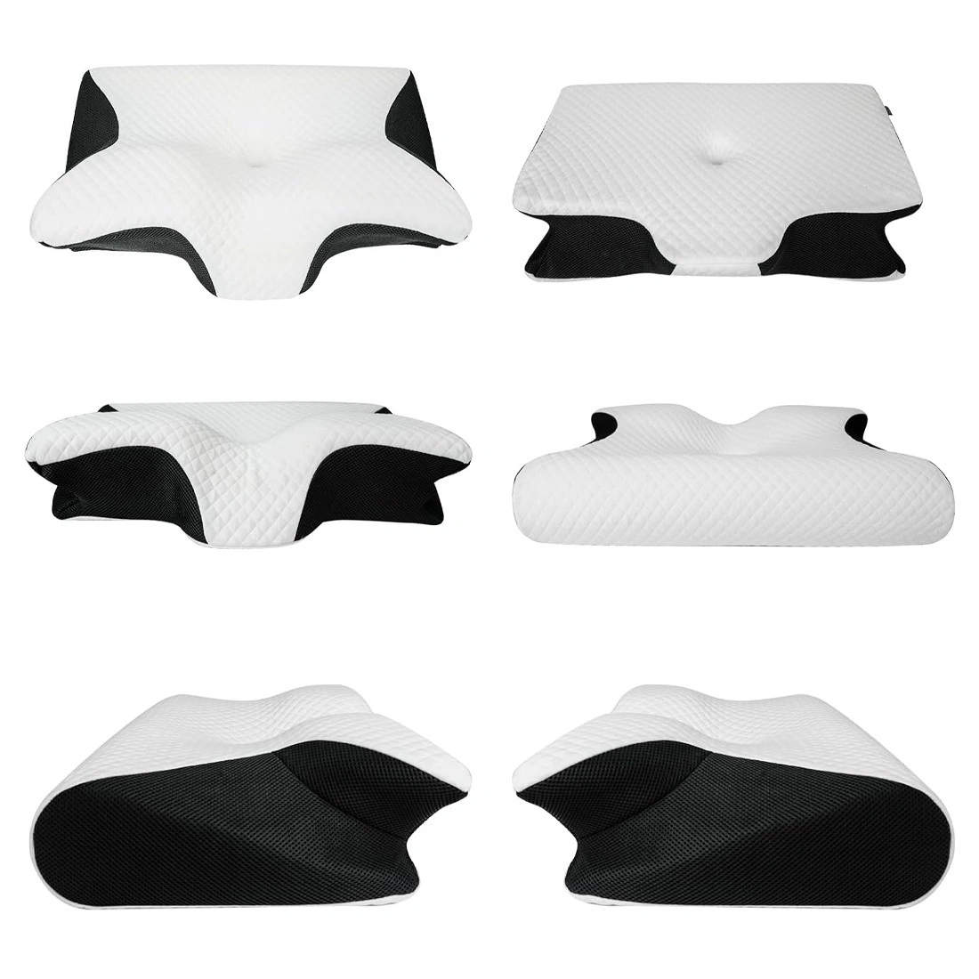Ergonomic Memory Foam Cervical Pillow for Neck & Shoulder Pain Relief - Grey view 5