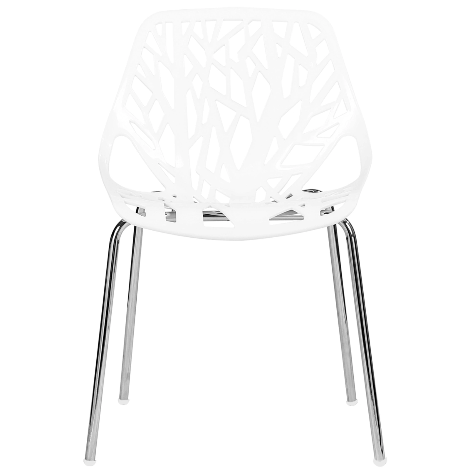 4pcs Bird's Nest Style Lounge Chair White view 24