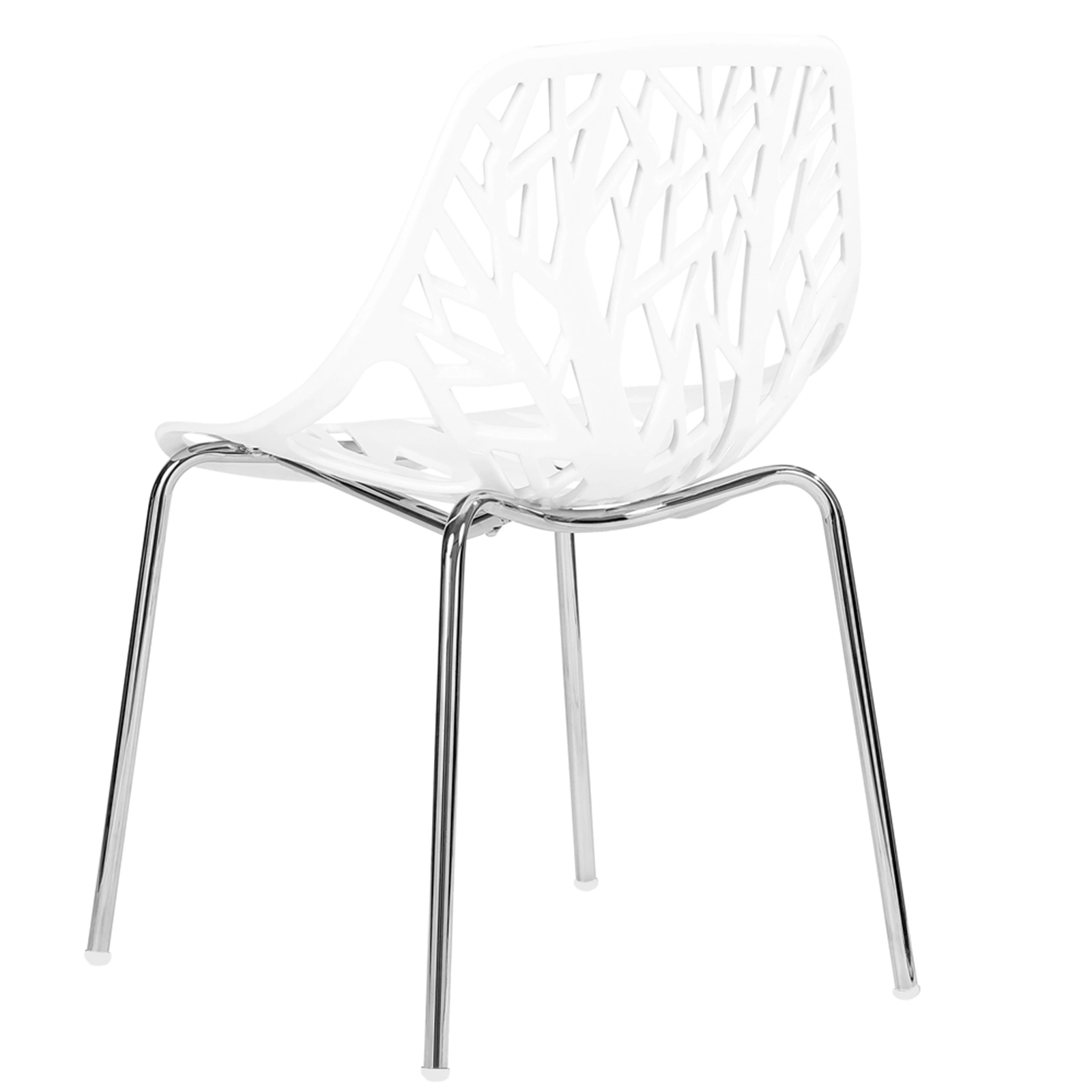 4pcs Bird's Nest Style Lounge Chair White view 30