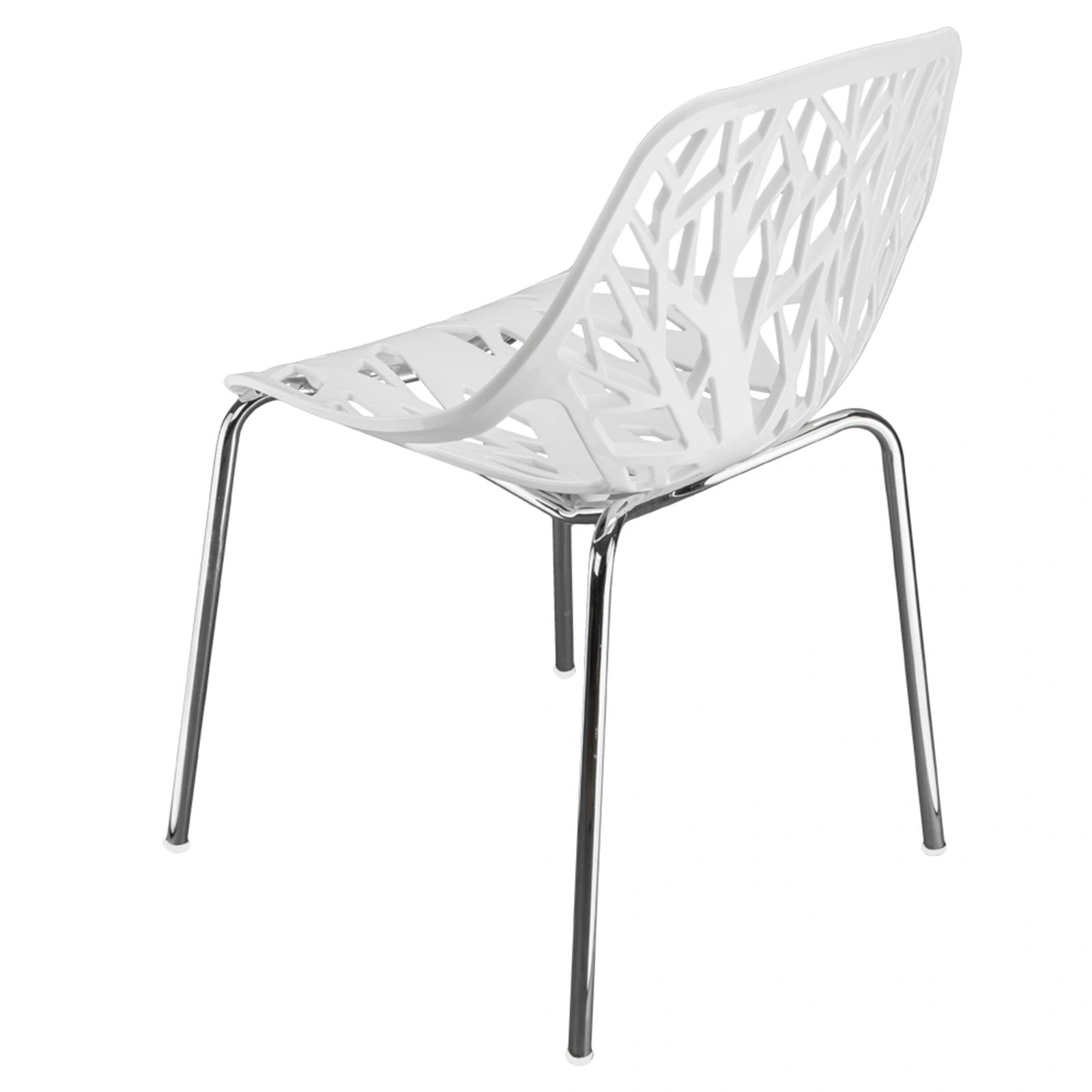 4pcs Bird's Nest Style Lounge Chair White view 7