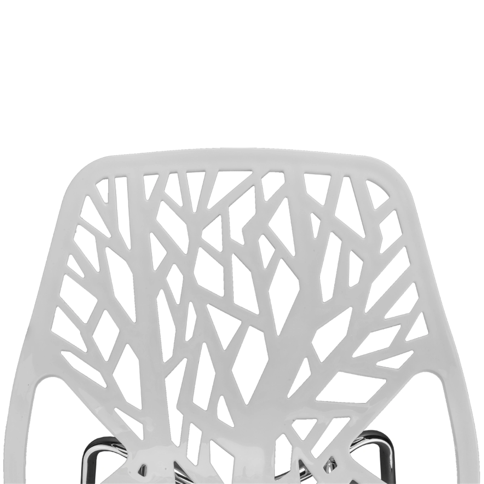 4pcs Bird's Nest Style Lounge Chair White view 9