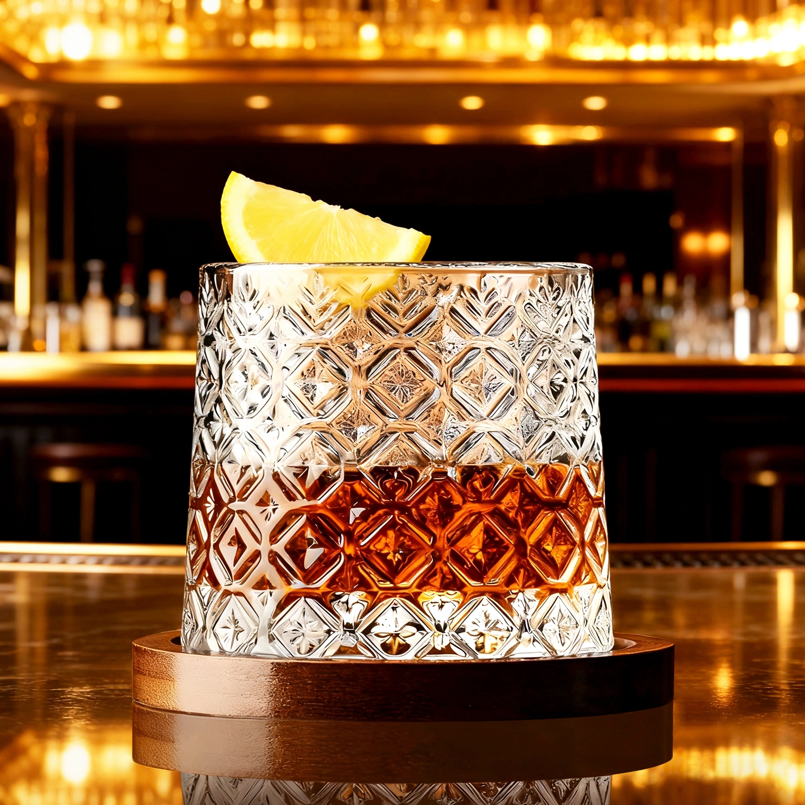 Etched Whisky Glasses Set of 2, 275ml Sturdy Rock Glasses for Bourbon, Rum, Gin, Whiskey & Cocktails, Dishwasher Safe view 5