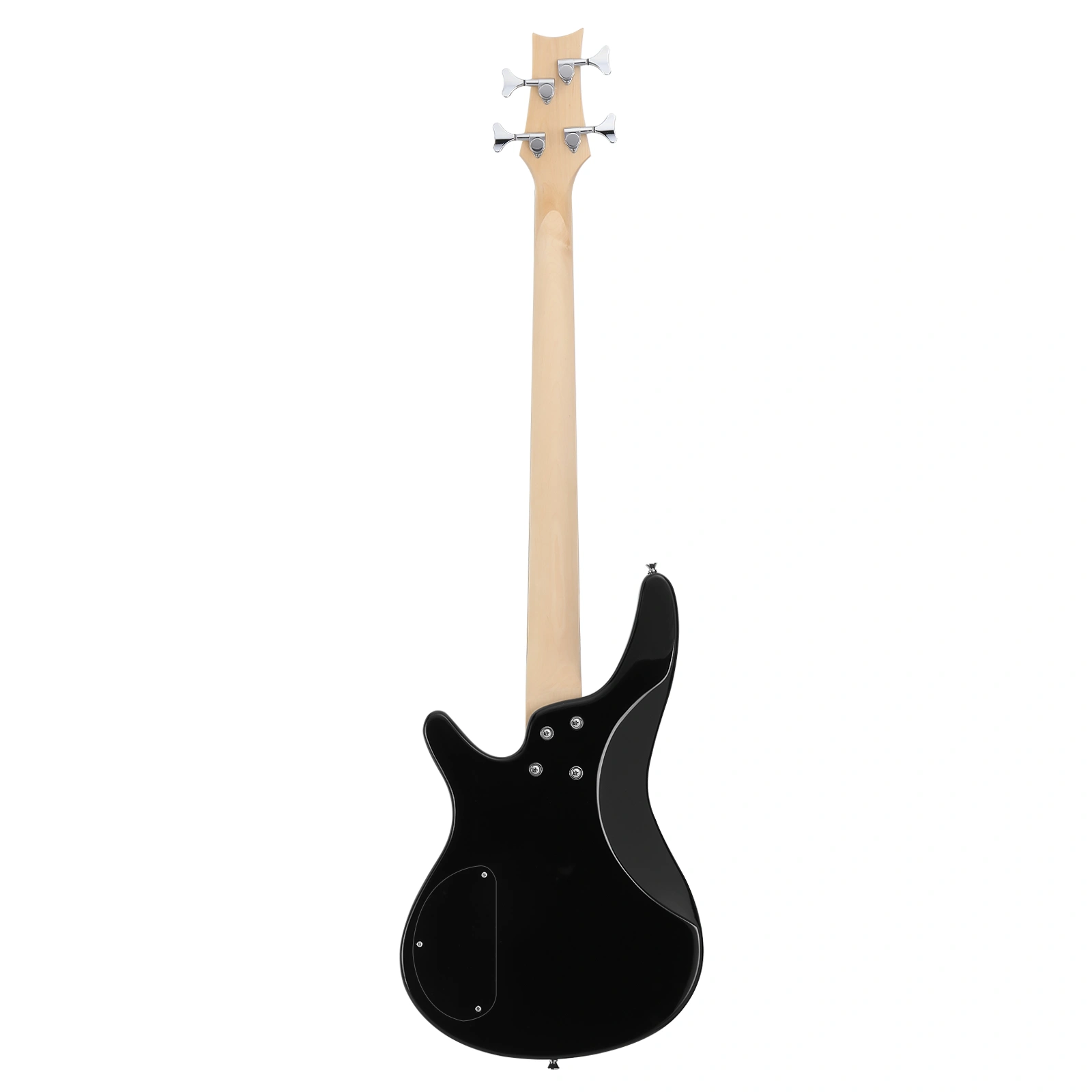 GIB 44 Inch 4-String Electric Bass Guitar HH Pickup Laurel Wood Fingerboard Burlywood w/ Bag & Accessories view 10