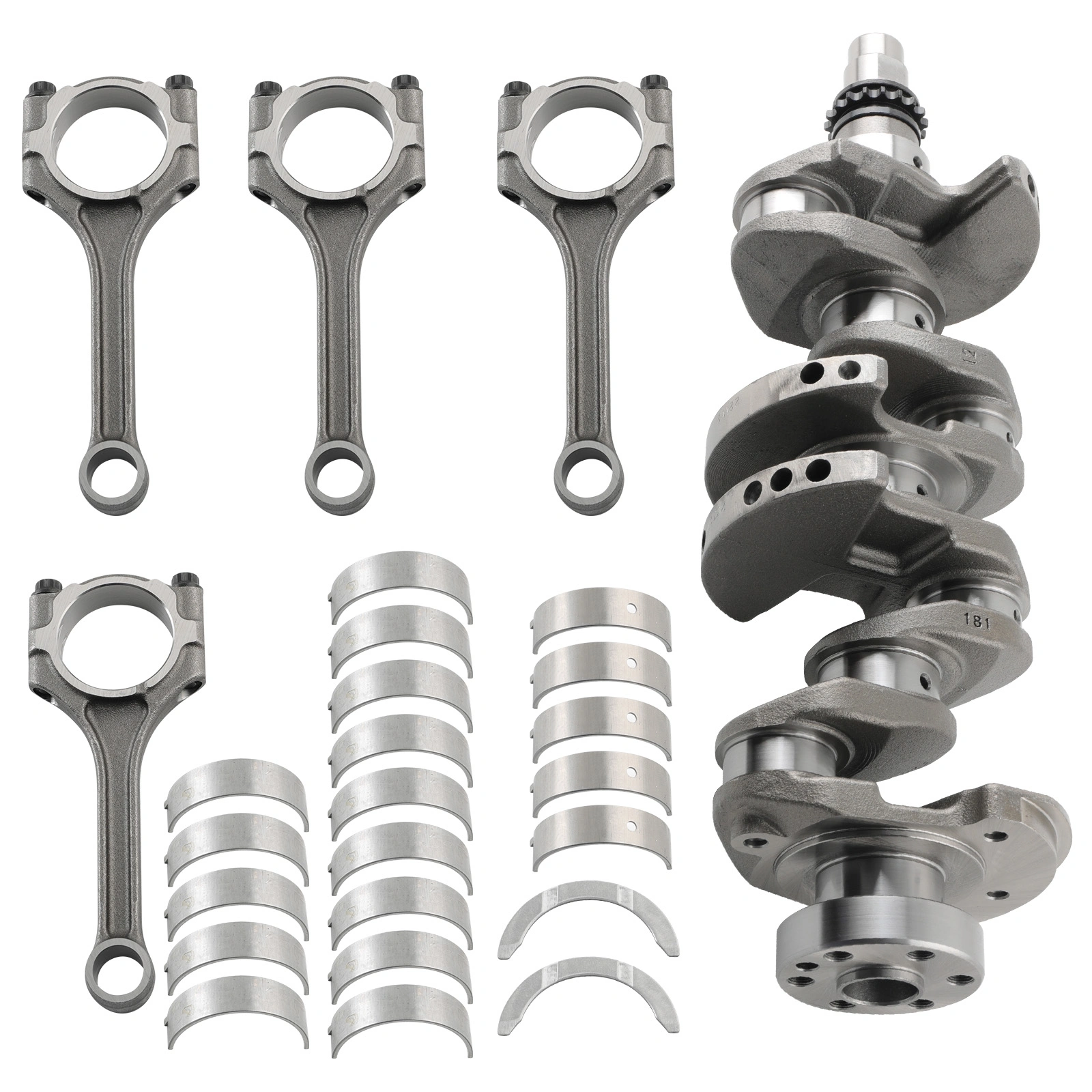 1.6L Engine Crankshaft Con Rod & Bearings Set Fit For 2012-2019 Hyundai KIA SOUL RIO