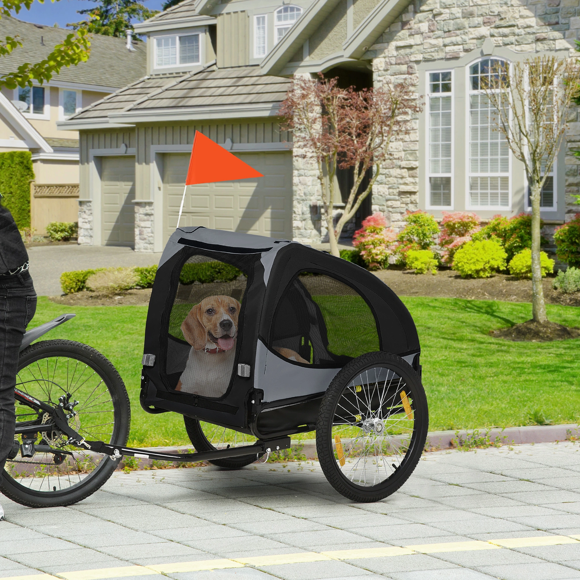 Pet Bicycle Cart for Dogs - Secure Outdoor Pet Stroller Transport