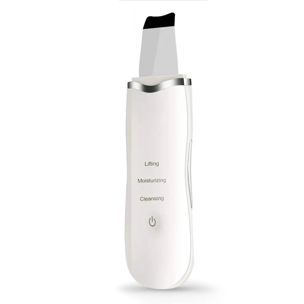 3-in-1 Ultrasonic Facial Spatula Skin Scrubber Electric Deep Cleansing Face Peeling