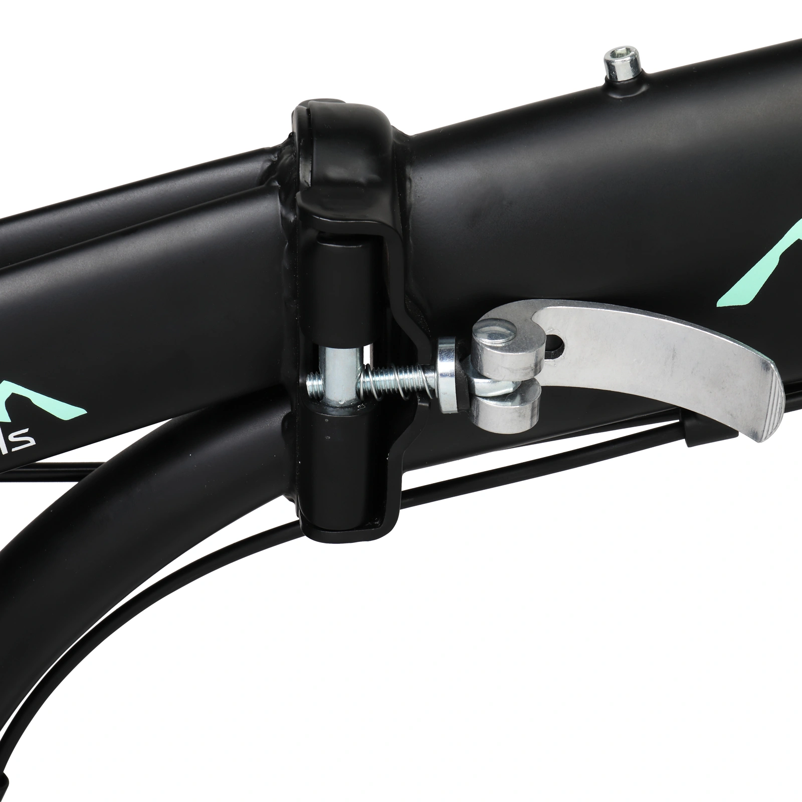 20in 150kg High Carbon Steel Foldable Commuter Bicycle Black view 11