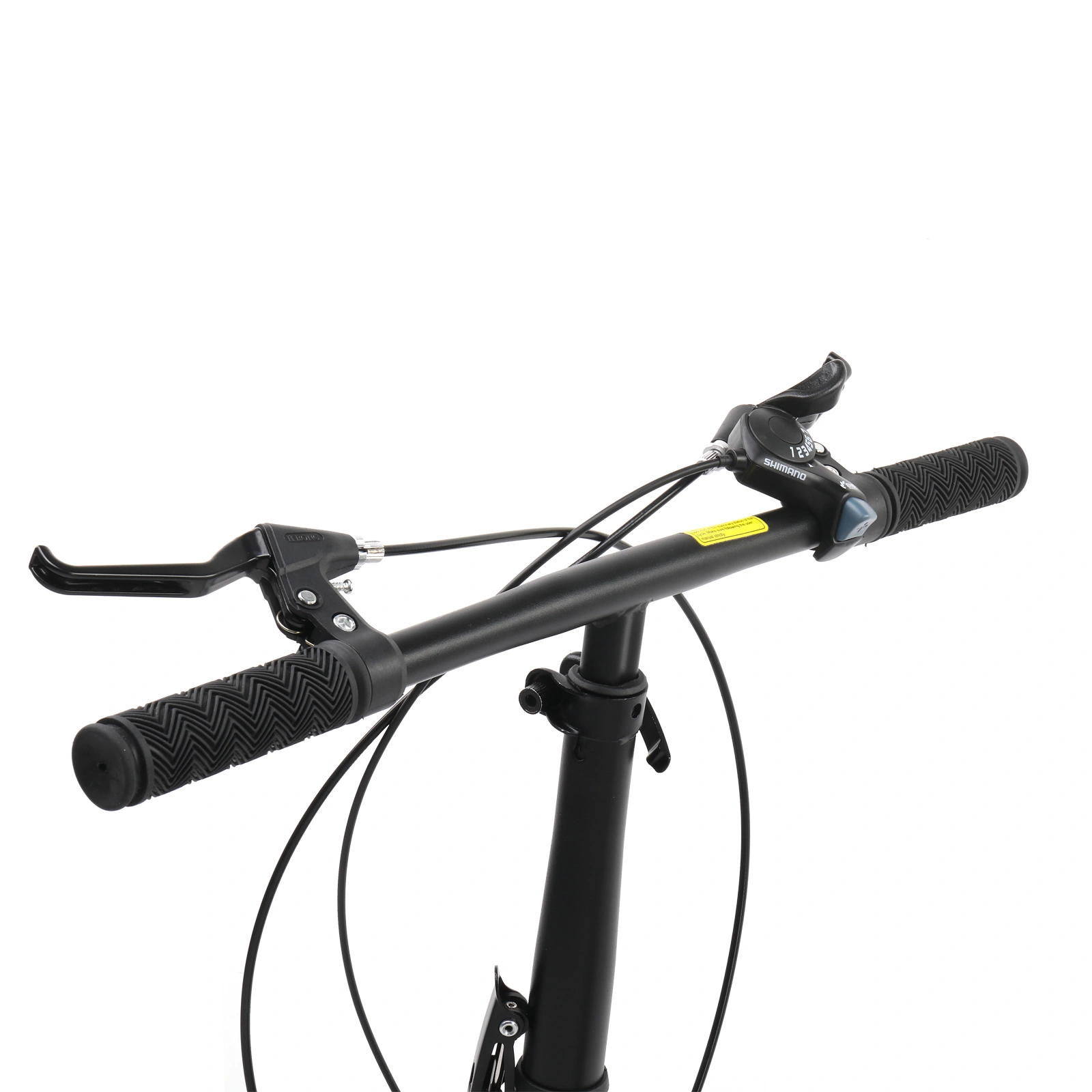 20in 150kg High Carbon Steel Foldable Commuter Bicycle Black view 4