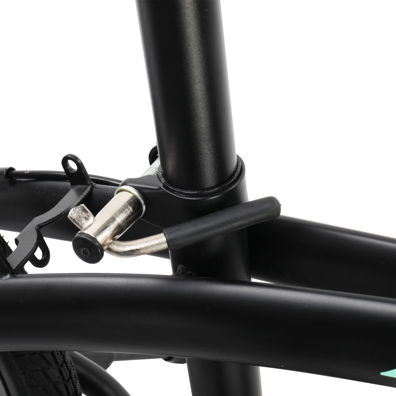 20in 150kg High Carbon Steel Foldable Commuter Bicycle Black view 9