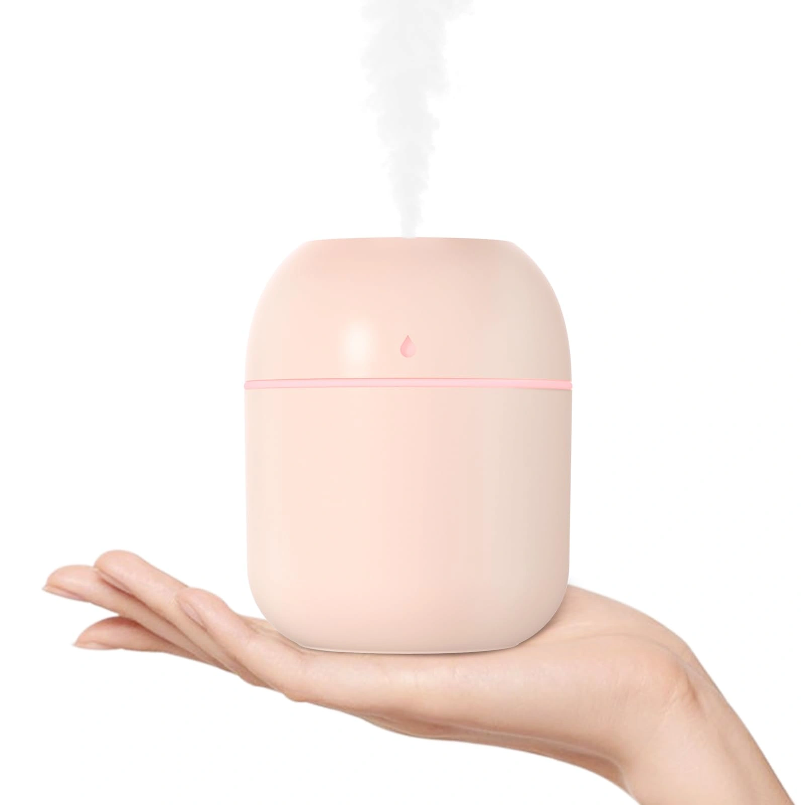 220ml Portable Mini Humidifier USB Cool Mist Personal Desktop Humidifier for Bedroom Office Travel Home