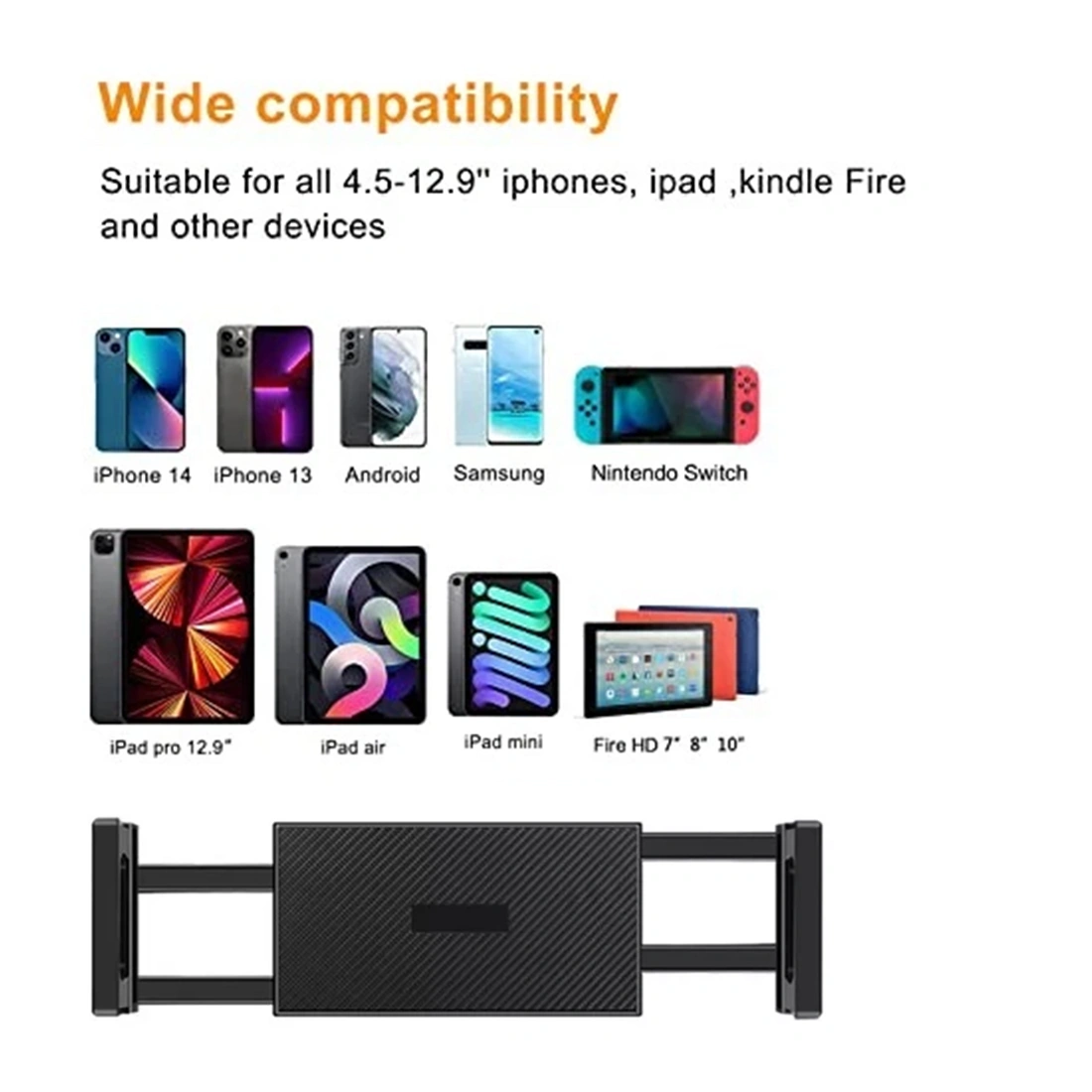 360° Universal Adjustable Floor Stand Holder for iPad Tablet Phone 4-12.9 inch UK view 5