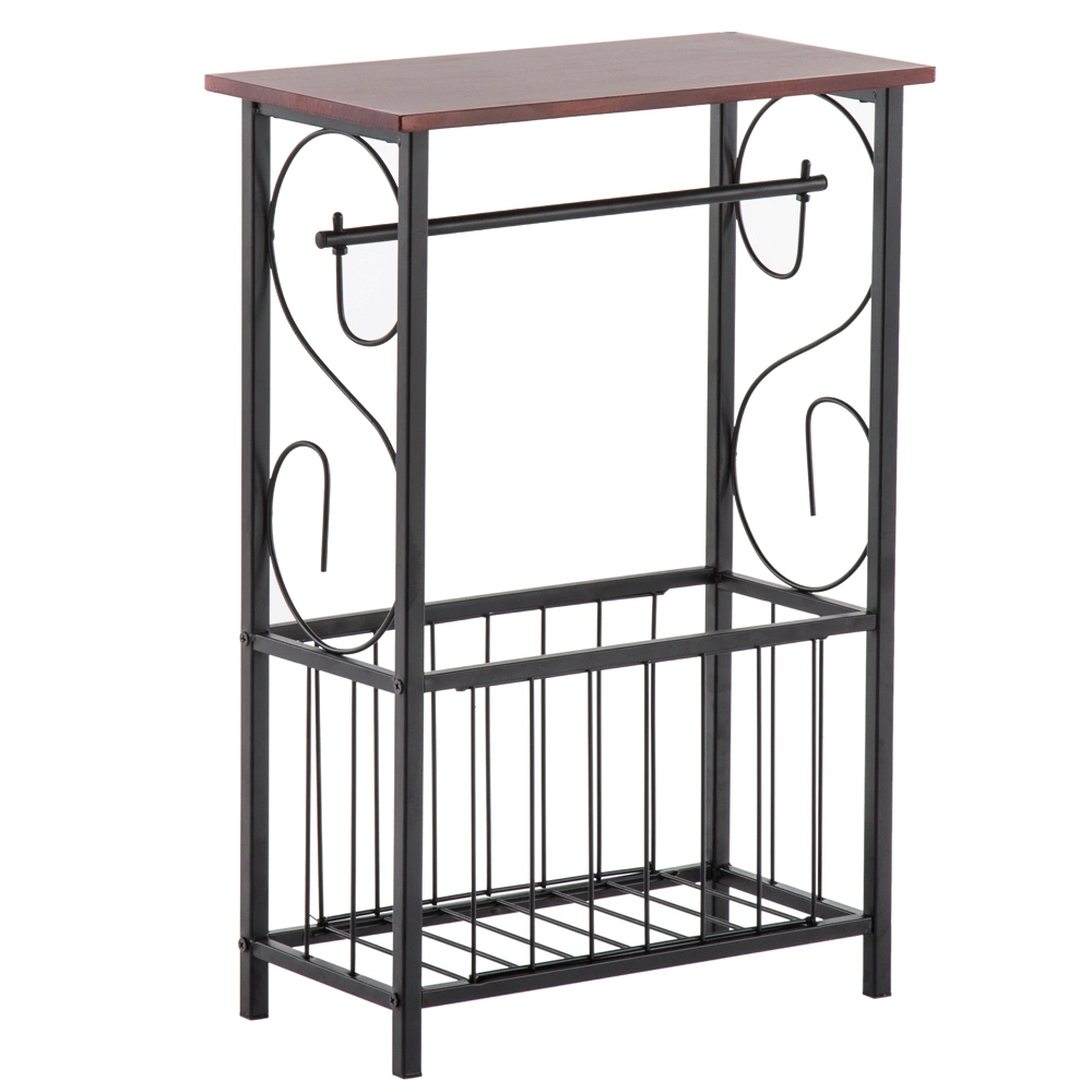 Multifunctional Indoor Side Table - Modern Bathroom Coffee Table, Small Console Table for Living Room Bedroom Hallway Entryway
