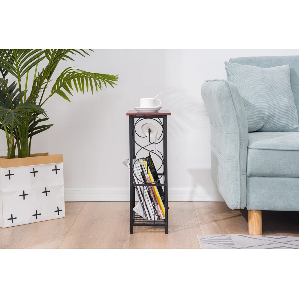Multifunctional Indoor Side Table - Modern Bathroom Coffee Table, Small Console Table for Living Room Bedroom Hallway Entryway view 10