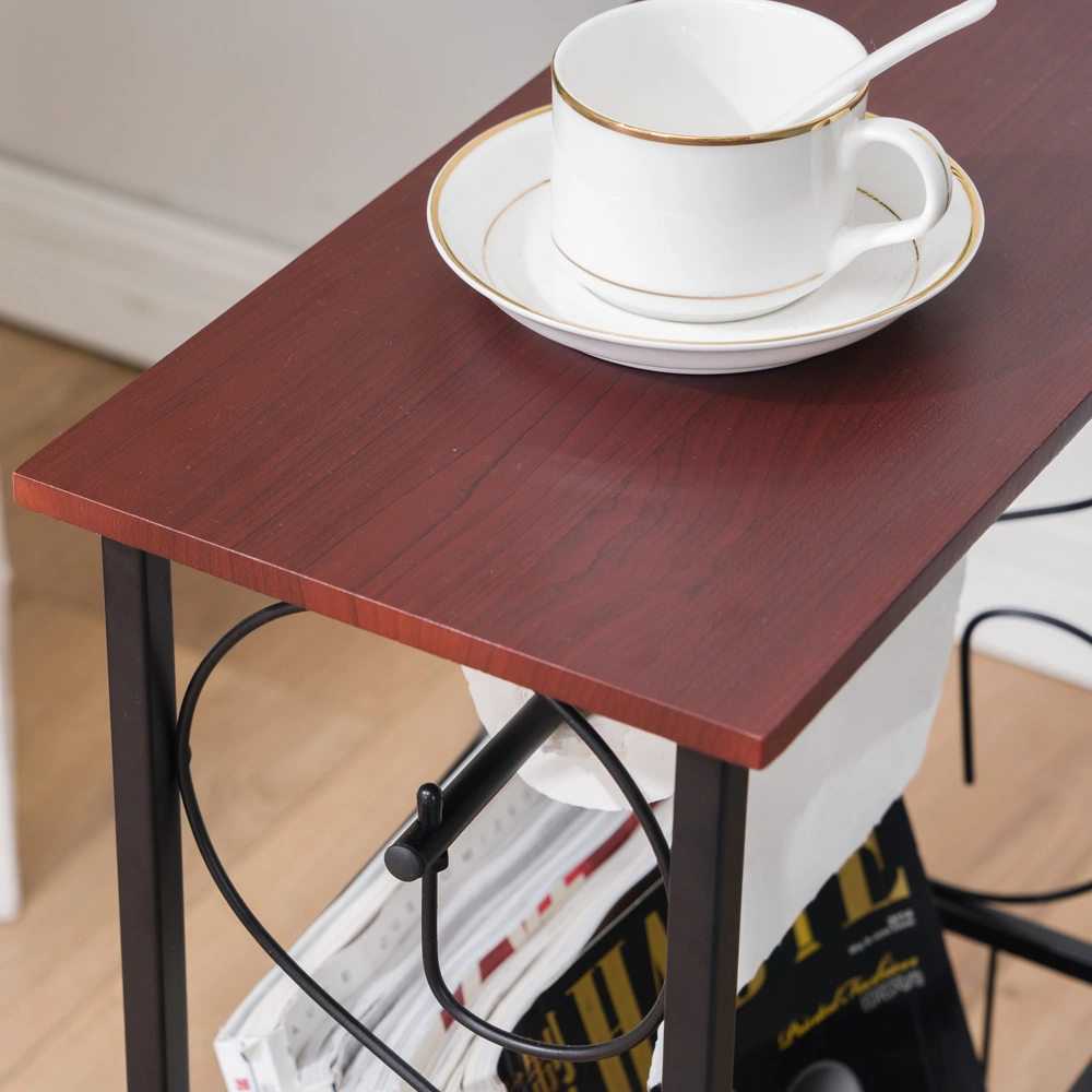 Multifunctional Indoor Side Table - Modern Bathroom Coffee Table, Small Console Table for Living Room Bedroom Hallway Entryway view 15