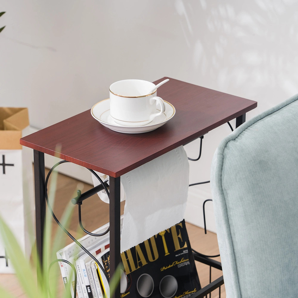 Multifunctional Indoor Side Table - Modern Bathroom Coffee Table, Small Console Table for Living Room Bedroom Hallway Entryway view 18