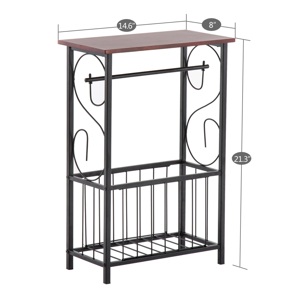 Multifunctional Indoor Side Table - Modern Bathroom Coffee Table, Small Console Table for Living Room Bedroom Hallway Entryway view 36