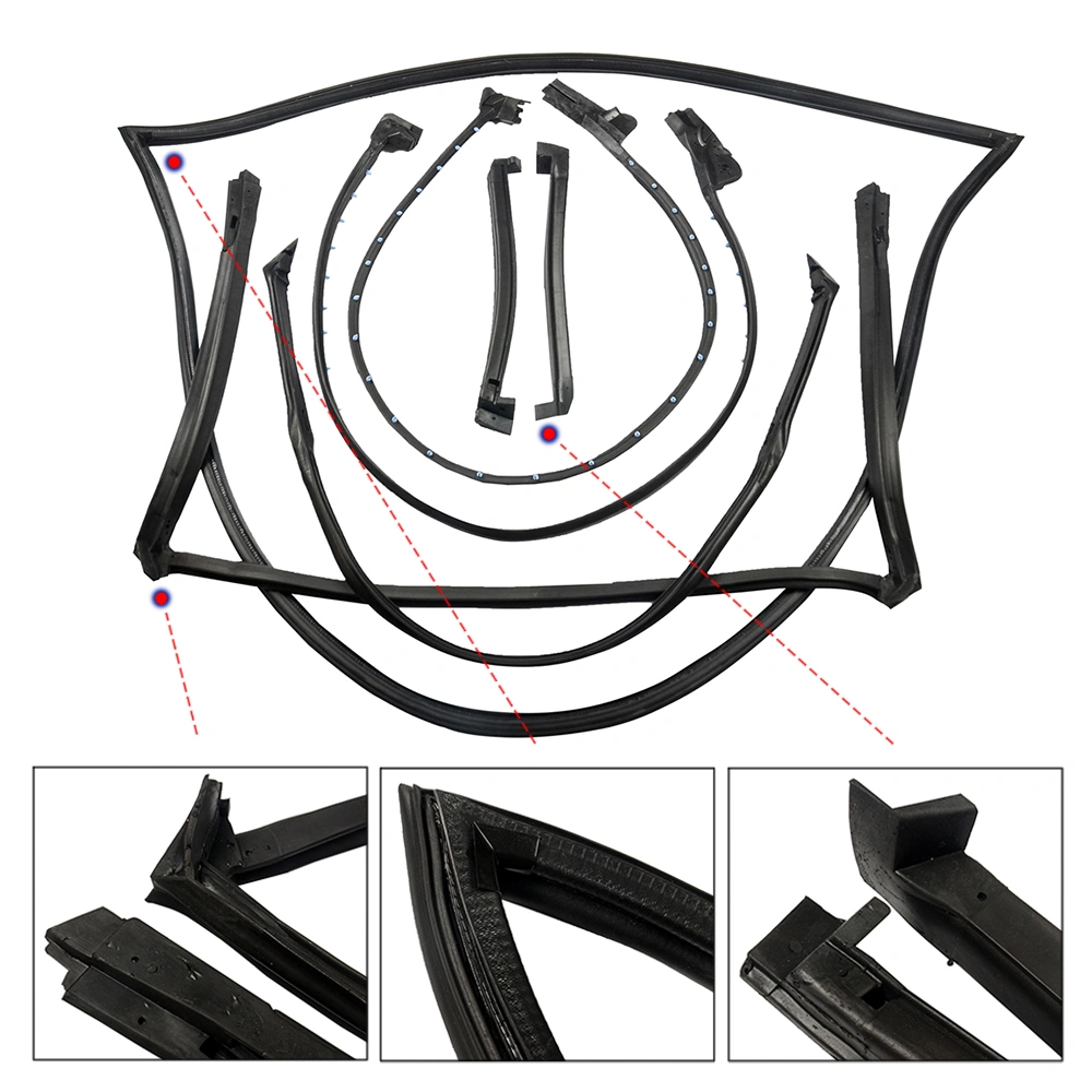 Full Weather Strip Seal Kit for Chevy Corvette 5.7L V8 1984-1996 - 9096GGW