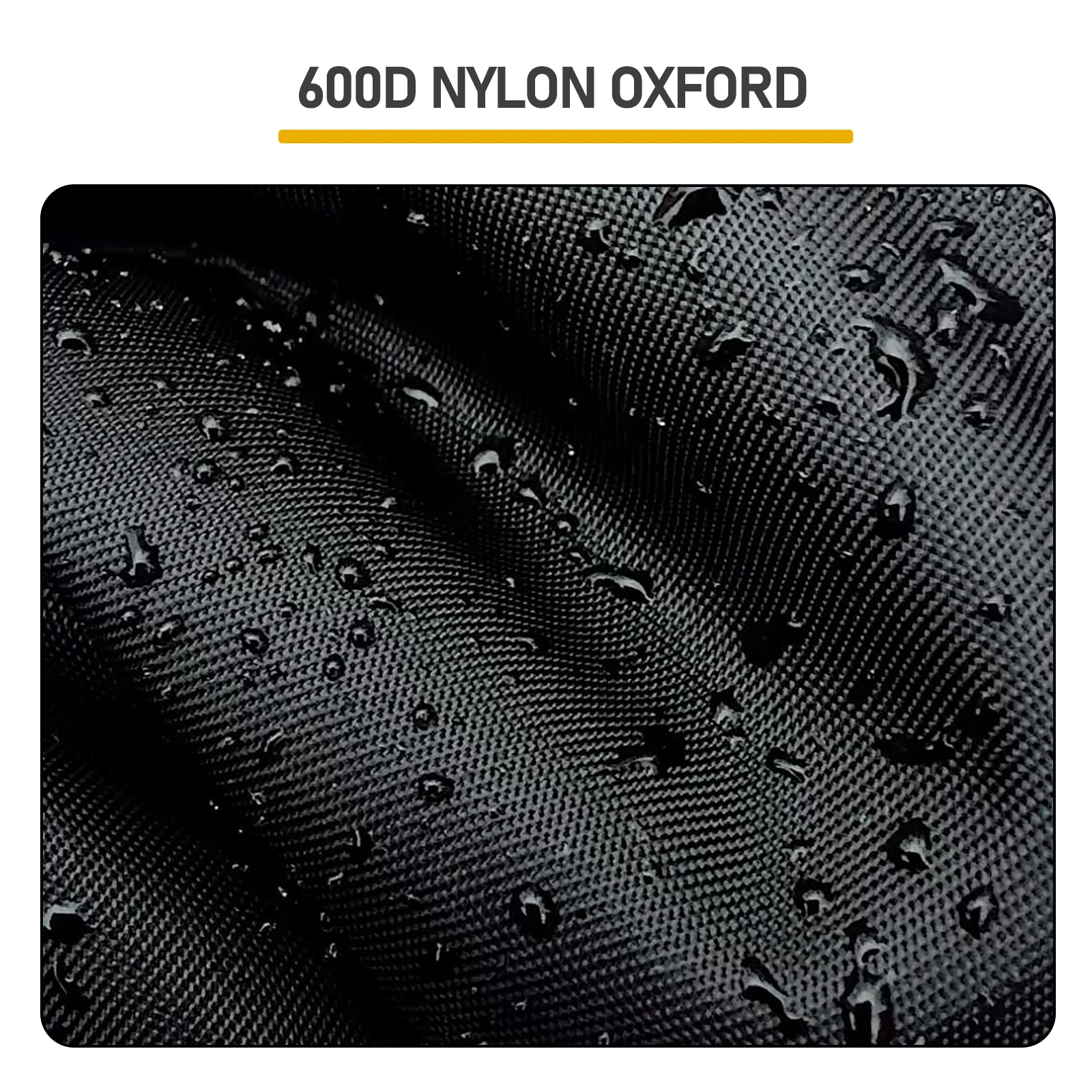 41 Inch Acoustic Guitar Bag, 600D Oxford Cloth Hard Case with Blue Line, Black Guitar Case for Beginners view 6