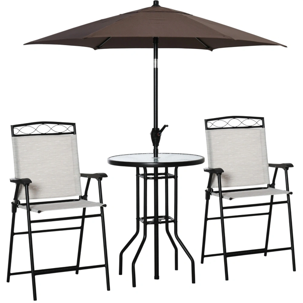Tavern Table and Chair Set - 3 Piece Counter Height Dining Set for Home, Kitchen & Bar Area