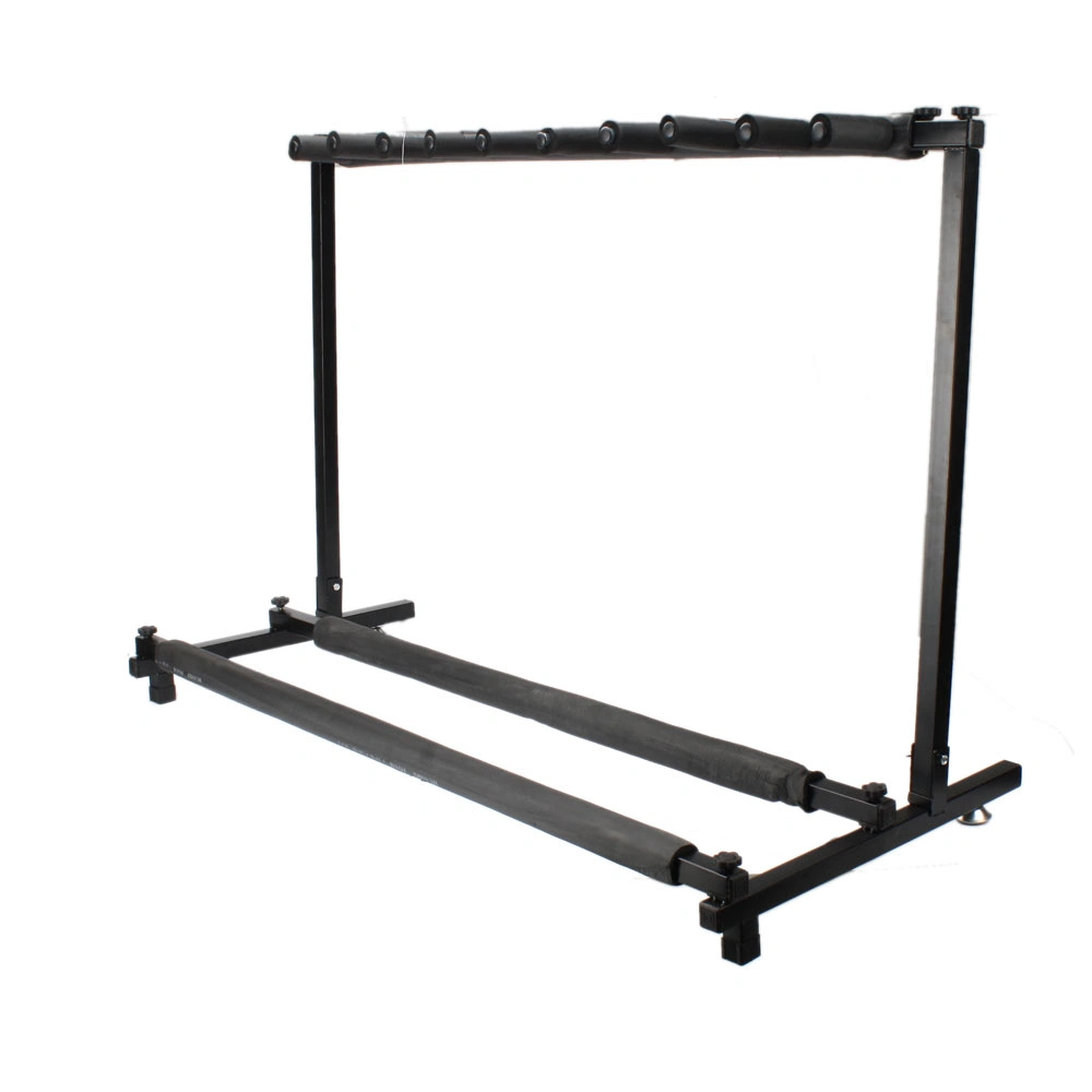 Triple Folding Guitar Rack Stand for Multiple Guitars Wall Mount Display Holder