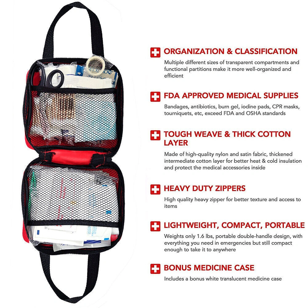 391 Piece First Aid Kit - Comprehensive Medical Emergency Kit for Home, Car, Travel, Office & Outdoor Use view 3