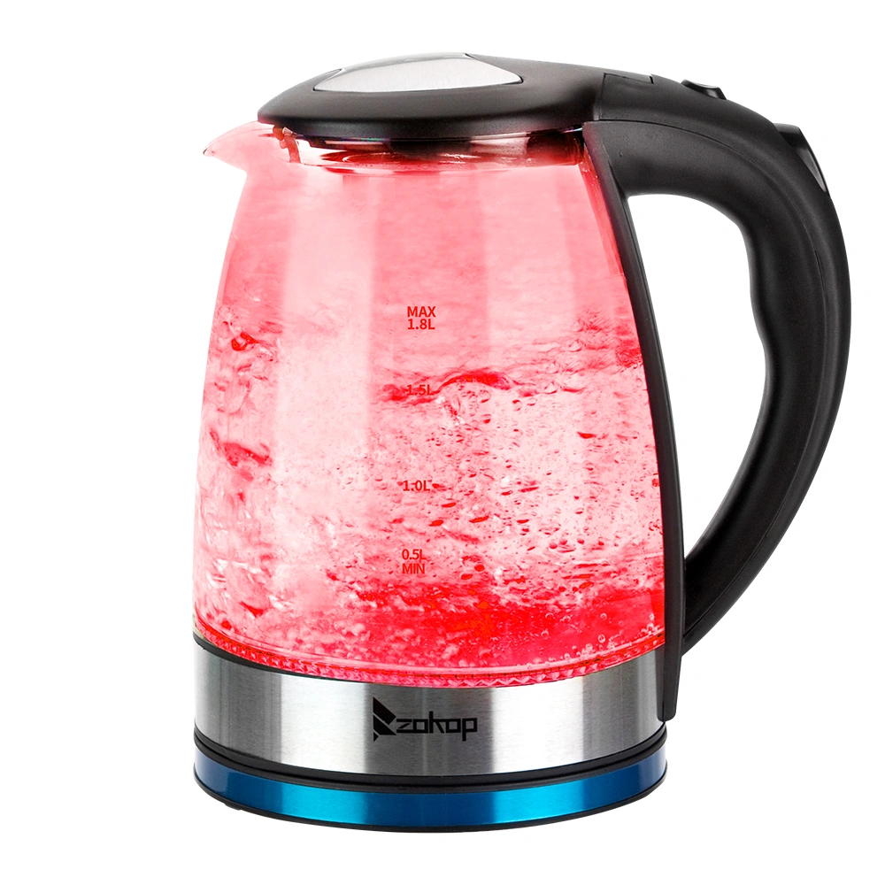HD-1861-A 1.8L Electric Glass Kettle, 2000W 220V with UK Plug, Fast Boiling Water Heater view 10