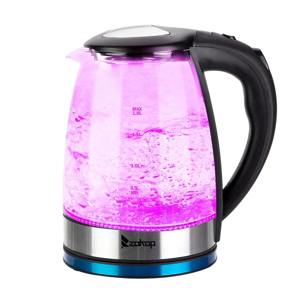 HD-1861-A 1.8L Electric Glass Kettle, 2000W 220V with UK Plug, Fast Boiling Water Heater view 11