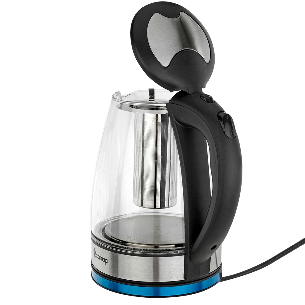HD-1861-A 1.8L Electric Glass Kettle, 2000W 220V with UK Plug, Fast Boiling Water Heater view 15
