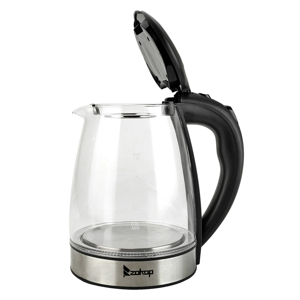 HD-1861-A 1.8L Electric Glass Kettle, 2000W 220V with UK Plug, Fast Boiling Water Heater view 19