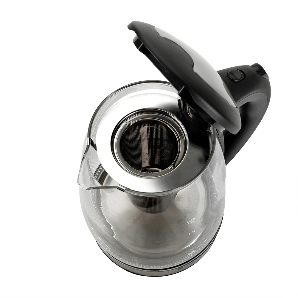 HD-1861-A 1.8L Electric Glass Kettle, 2000W 220V with UK Plug, Fast Boiling Water Heater view 23
