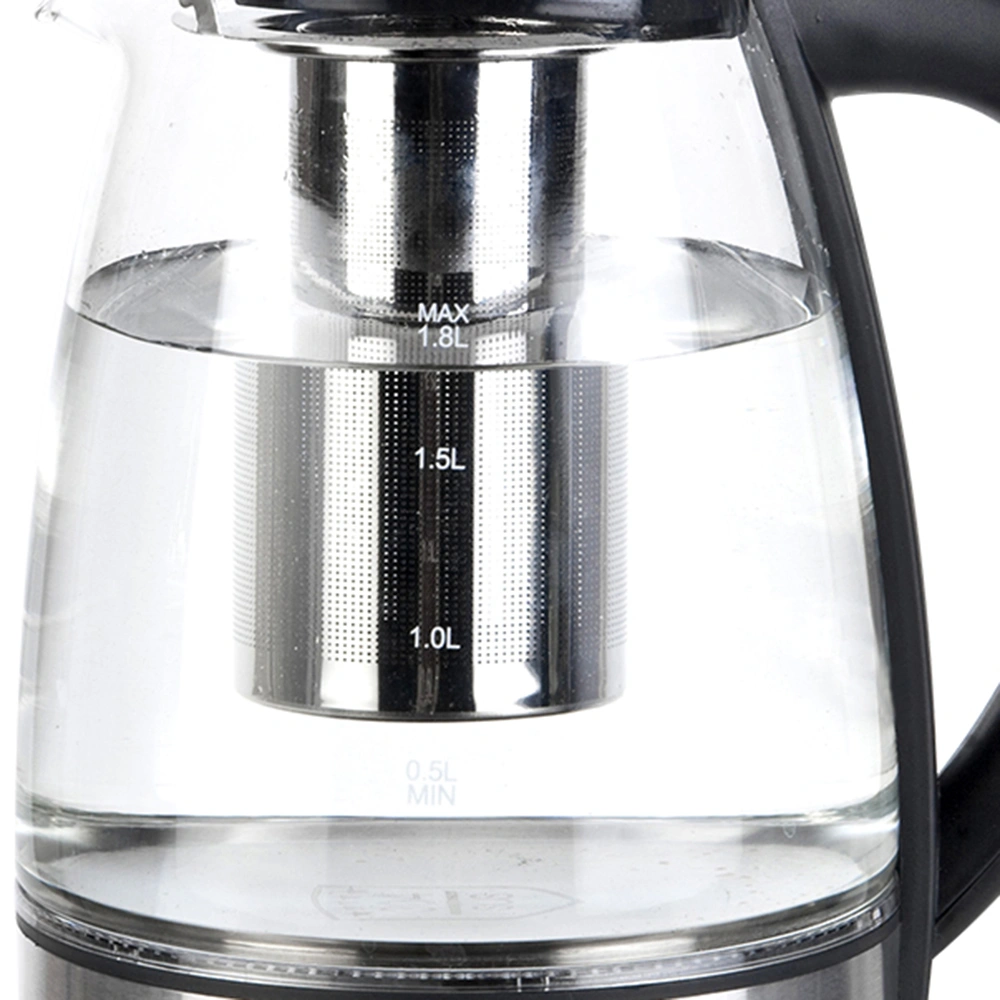 HD-1861-A 1.8L Electric Glass Kettle, 2000W 220V with UK Plug, Fast Boiling Water Heater view 27