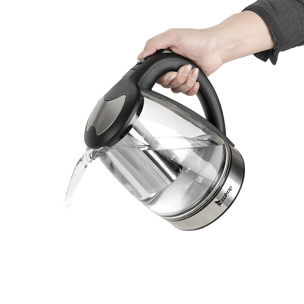 HD-1861-A 1.8L Electric Glass Kettle, 2000W 220V with UK Plug, Fast Boiling Water Heater view 29