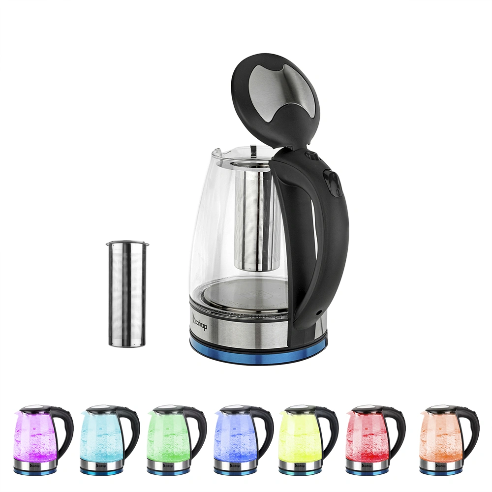 HD-1861-A 1.8L Electric Glass Kettle, 2000W 220V with UK Plug, Fast Boiling Water Heater view 3