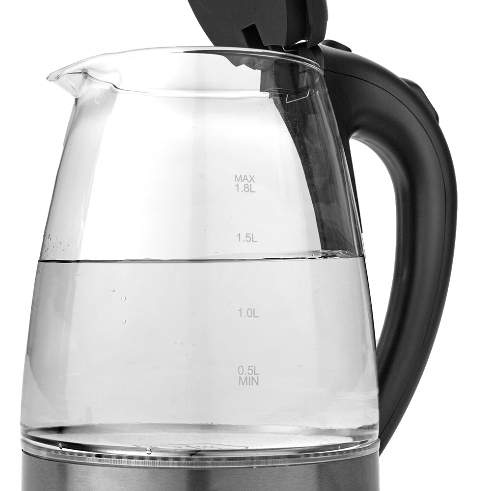 HD-1861-A 1.8L Electric Glass Kettle, 2000W 220V with UK Plug, Fast Boiling Water Heater view 30